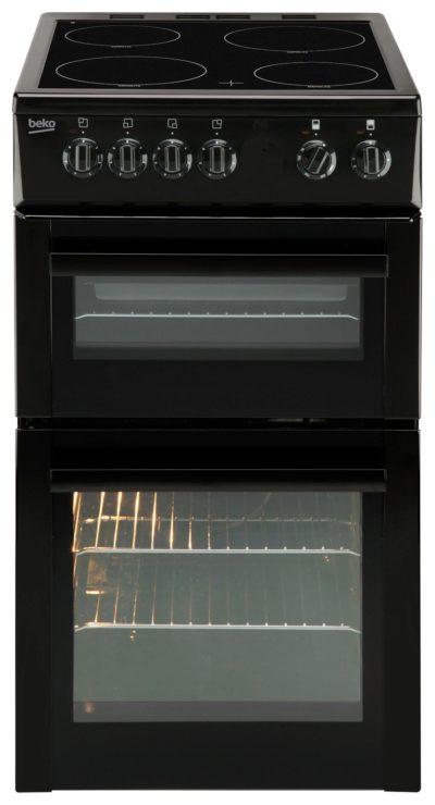Beko - BDC5422 Twin Cavity - Electric Cooker - Black